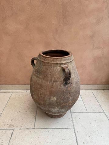 Antieke terracotta kruik / amfoor – 75 x 50 cm beschikbaar voor biedingen