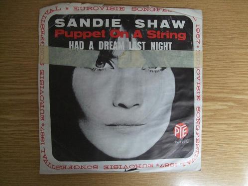 SANDIE SHAW   PUPPET ON A STRING / HAD A DREAM LAST NIGHT, Cd's en Dvd's, Vinyl Singles, Zo goed als nieuw, Single, Pop, 7 inch
