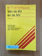 Van de BV en de NV, 18e druk, Mr P. van Schilfgaarde, Zo goed als nieuw, Overige wetenschappen, Verzenden