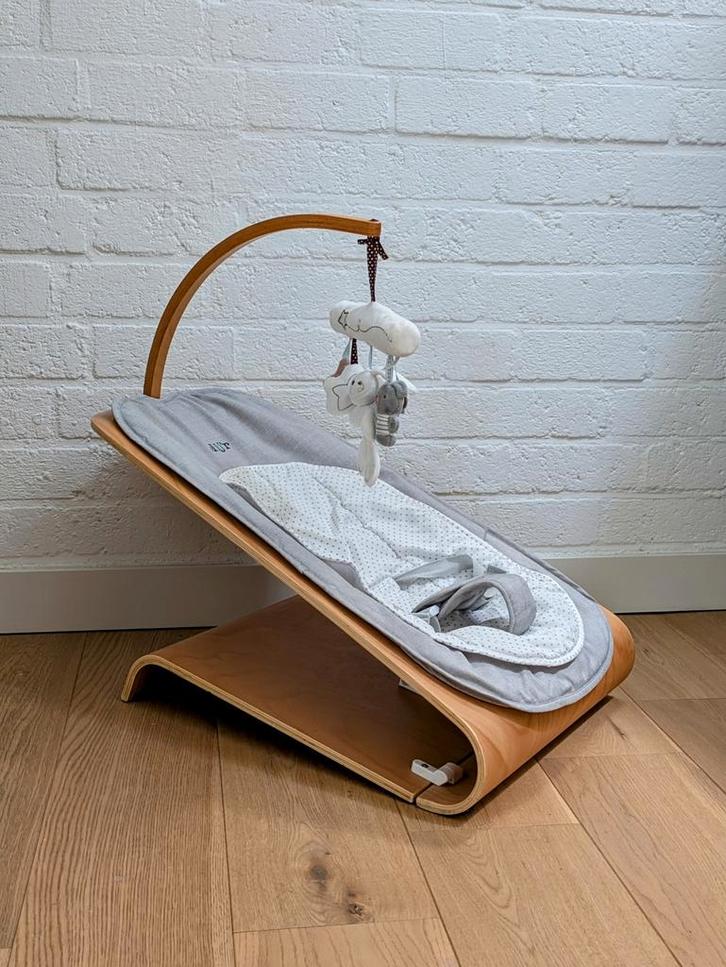 Houten design wipstoel - Blij'r Boris, Kinderen en Baby's, Wipstoeltjes, Zo goed als nieuw, Ophalen of Verzenden