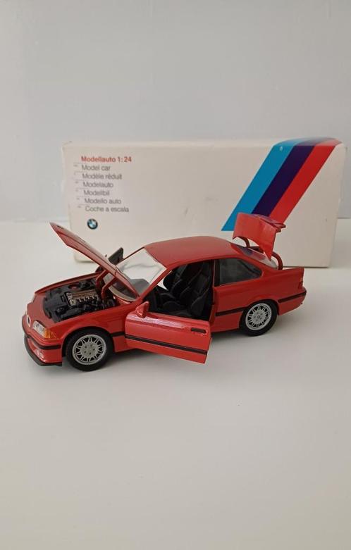 BMW M3 E36 (Originele Bmw dealer edition), Hobby en Vrije tijd, Modelauto's | 1:24, Nieuw, Overige merken, Ophalen of Verzenden