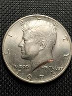 Half dollar munt uit 1973 USA JFK, Ophalen of Verzenden, Noord-Amerika, Losse munt