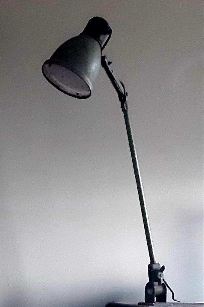 Fabrilux Bauhaus fabriekslamp jaren 30, Gebruikt, Bauhaus, Ophalen of Verzenden, Minder dan 100 cm