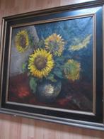 zonnebloem schilderij, Antiek en Kunst, Ophalen