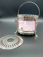 Antieke Mary Gregory Puntgaaf theelicht, Ophalen of Verzenden