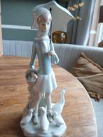 Lladro meisje met paraplu en eendjes, Ophalen