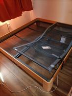 Auping bed Auronde, Ophalen, Beige, Tweepersoons, 180 cm
