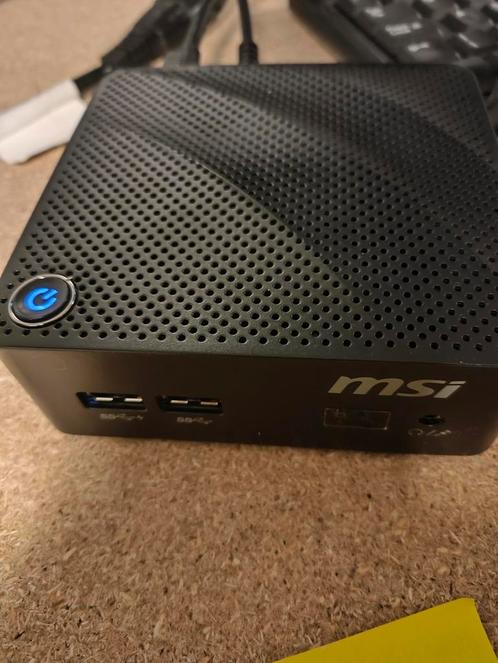 NUC MSI Cubi N Windows 11, Computers en Software, Desktop Pc's, Refurbished, Minder dan 2 Ghz, SSD, 4 GB, Ophalen of Verzenden