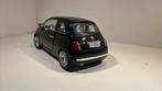 Fiat 500 black mondomoters 1.18, Hobby en Vrije tijd, Modelauto's | 1:18, Overige merken, Ophalen of Verzenden, A, A