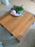 Salontafel eiken, Ophalen, Gebruikt, 75 cm of meer, 100 tot 150 cm