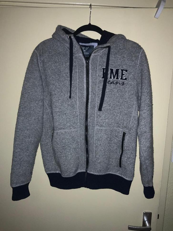 Super gaaf wollen vest PME legend. Grijs/zwart Nieuw Maat M, Kleding | Heren, Truien en Vesten, Nieuw, Maat 48/50 (M), Grijs, Ophalen of Verzenden