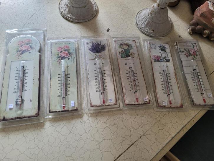 Romantische nieuwe thermometers p/st 12.45, Huis en Inrichting, Woonaccessoires | Thermometers, Nieuw, Binnenthermometer, Ophalen of Verzenden