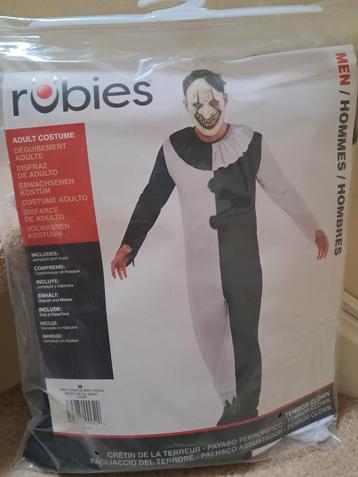 Halloween Horror Clown Kostuum - Maat M dames/heren beschikbaar voor biedingen