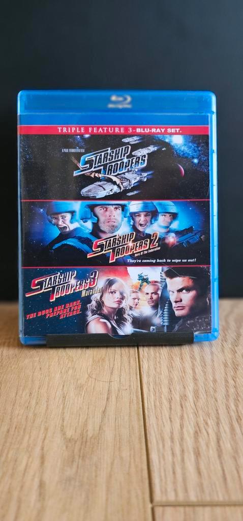 Star Ship Troopers  COLLECTION  ( 3DELEN), Cd's en Dvd's, Blu-ray, Zo goed als nieuw, Horror, Boxset, Ophalen of Verzenden