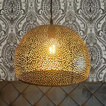 Hanglamp Gemino Zwart / Goud - Ø35x24,5cm beschikbaar voor biedingen