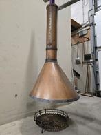 Koperen Schouw/ Rookkanaal/Openhaard, Huis en Inrichting, Kachels, Ophalen, Gebruikt, Houtkachel, Vrijstaand
