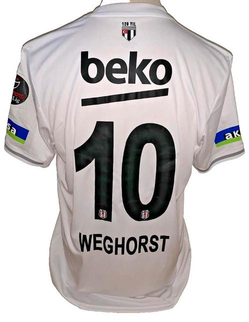 Weghorst Besiktas matchworn shirt match worn Ajax, Sport en Fitness, Voetbal, Zo goed als nieuw, Shirt, Ophalen of Verzenden