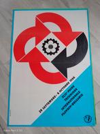Vintage Affiche Internationale Technische Beurs Plovdiv, Verzamelen, Ophalen of Verzenden, A1 t/m A3, Rechthoekig Staand, Reclame