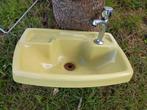 handen wastafel camper caravan retro groen jaren 70/80, Caravans en Kamperen, Camper-accessoires, Ophalen of Verzenden, Gebruikt