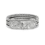 Gezocht: Silk armband Chevron, Sieraden, Tassen en Uiterlijk, Armbanden, Ophalen of Verzenden, Zo goed als nieuw, Zilver, Zilver