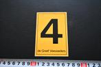 sticker de greef veevoeders 4, Ophalen, Zo goed als nieuw