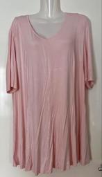 Ulla Popken roze lange A- line top maat 46/48 [vj], Maat 46/48 (XL) of groter, Nieuw, Ophalen of Verzenden, Korte mouw