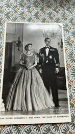 Ansichtkaart Queen Elizabeth, Verzamelen, Koninklijk Huis en Royalty, Ophalen of Verzenden, Kaart, Foto of Prent