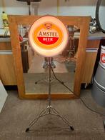 Amstelbier staande trommel lamp, Ophalen of Verzenden, Nieuw, Reclamebord, Plaat of Schild, Amstel