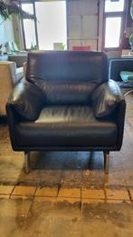 Bora Balanza fauteuil | Zwart leer | Nieuwstaat, Huis en Inrichting, Fauteuils, Modern design, Leolux, Info@andriesign.nl, Ophalen of Verzenden