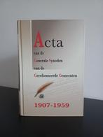 Acta van de Generale Synoden van de Ger. Gem. 1907-1959, Boeken, Ophalen of Verzenden, Zo goed als nieuw