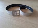 beige ceintuur echt leer TW85, 3 tot 5 cm, Tailleriem, Ophalen of Verzenden, Zo goed als nieuw