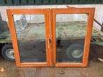 4 setjes dubbele ramen. Mahonie en met iso glas., Doe-het-zelf en Verbouw, Kozijnen en Schuifpuien, Raamkozijn, Ophalen of Verzenden