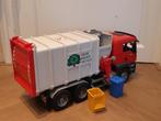 Bruder vuilniswagen incl containers, Ophalen of Verzenden, Zo goed als nieuw