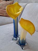 Kelk vaasjes, Overige kleuren, Ophalen of Verzenden, Minder dan 50 cm, Glas