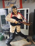 Elvis Presley beeld met gitaar 180 cm, Verzamelen, Pop, Beeldje of Miniatuur, Zo goed als nieuw, Ophalen