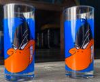 Warner bros -1997 - glazen Daffy Duck, Ophalen of Verzenden, Zo goed als nieuw, Frisdrankglas
