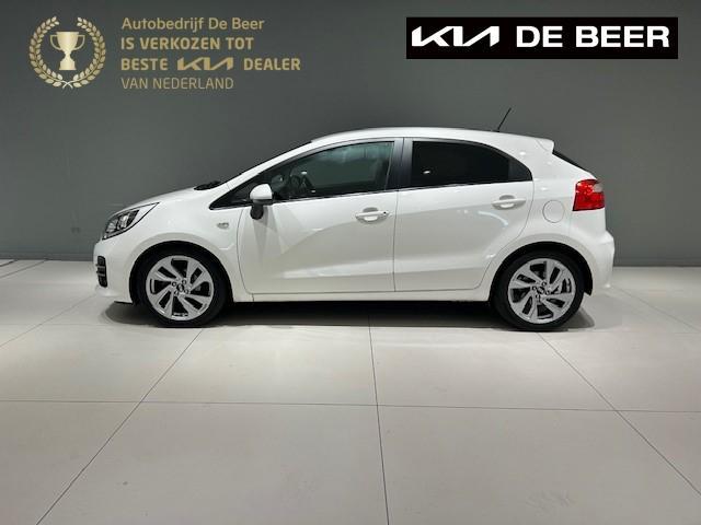 KIA Rio 1.2 CVVT 84pk 5D DynamicLine, Auto's, Kia, Bedrijf, Te koop, Rio, ABS, Achteruitrijcamera, Airbags, Airconditioning, Bluetooth