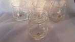 THE GLENLIVET glazen 4 stuks (gouden logo, George & Smith)), Verzamelen, Ophalen of Verzenden, Borrel- of Shotglas, Zo goed als nieuw