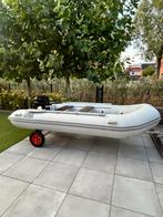Te koop aangeboden: complete set met buitenboordmotor 6PK, Watersport en Boten, Overige merken, Ophalen of Verzenden, Zo goed als nieuw