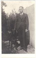 Foto - Man met Hond, Ophalen of Verzenden, Gebruikt, Dier, Foto