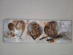 Schilderij: Drie Harten, Huis en Inrichting, Oorspronkelijke maker, Ophalen of Verzenden, Zo goed als nieuw, Schilderij