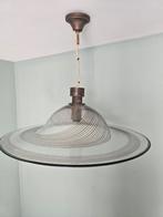 Grote glazen hanglamp, Ophalen of Verzenden, Zo goed als nieuw, 50 tot 75 cm