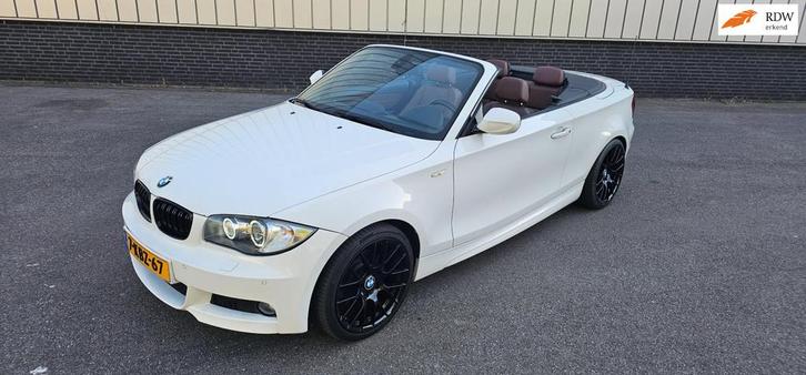 BMW 1-serie Cabrio 118i High Executive m pakket navi sportst, Auto's, BMW, Bedrijf, Te koop, 1-Serie, ABS, Airbags, Airconditioning