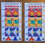 Kinderpostzegels actie 1993 kind+media krant 2 stuks vellen, Postzegels en Munten, Postzegels | Nederland, Ophalen of Verzenden