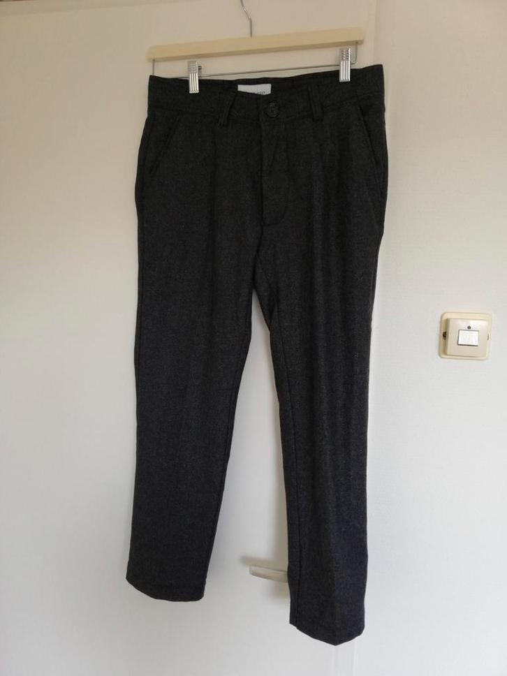 Pantelon I love ugly slim kobe wol mix  donkergrijs Maat S, Kleding | Heren, Kostuums en Colberts, Nieuw, Maat 46 (S) of kleiner
