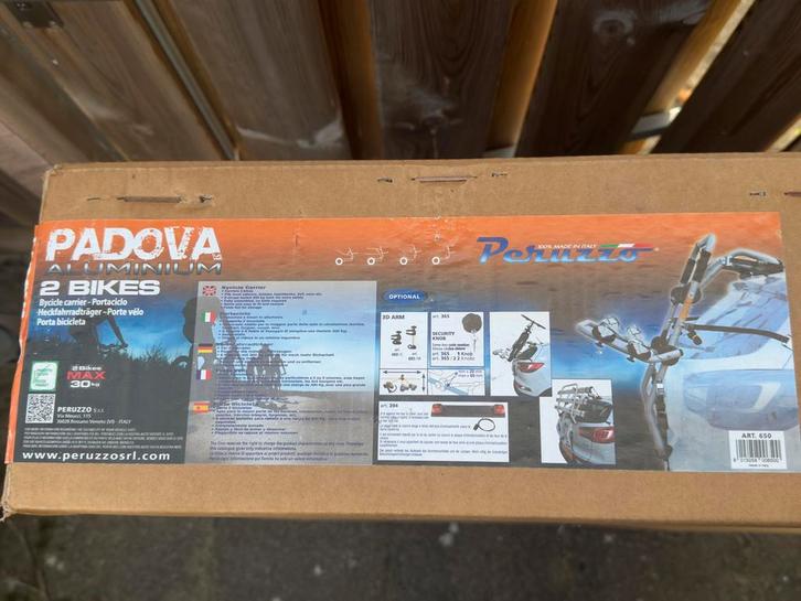 Peruzzo Pradova 650 Fietsendrager Achterklep - 2 Fietsen, Auto diversen, Fietsendragers, Nieuw, Achterklepdrager, 2 fietsen, Ophalen of Verzenden