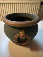 Mooi vintage oud ”Vogue” aardewerk gedraaid potje met 2 oren, Ophalen of Verzenden