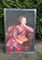 Olieverf schilderij, Ophalen of Verzenden