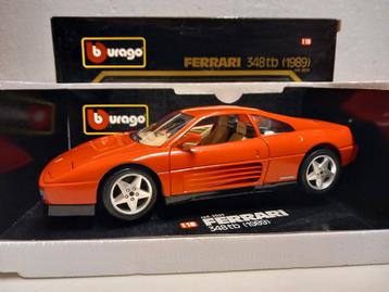 Ferrari 348 TB 1989 rood Bburago metal 1:18 KRD beschikbaar voor biedingen