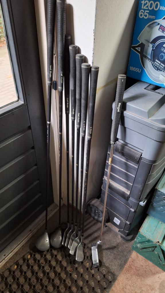 Halve golfset heren rechtshandig voor beginner, Sport en Fitness, Golf, Gebruikt, Set, Overige merken, Ophalen